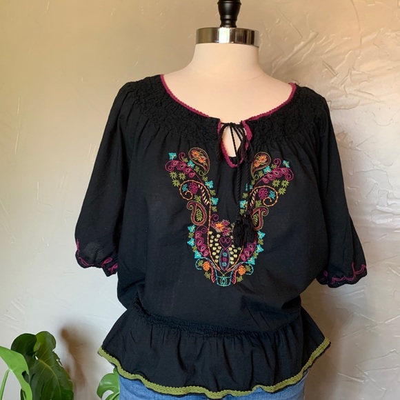 Nine West Tops - Embroidered Top